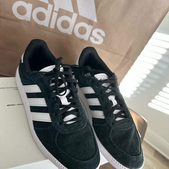 Adidas Breaknet Sleek Black and White Shoes - Picture 6 of 8